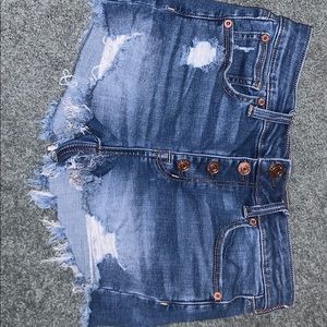 American eagle jean shorts
